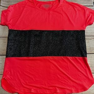 Gently Used size 3X Crazy Train Coral Top